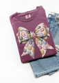 Easter Eggs Coquette Bow T-Shirt