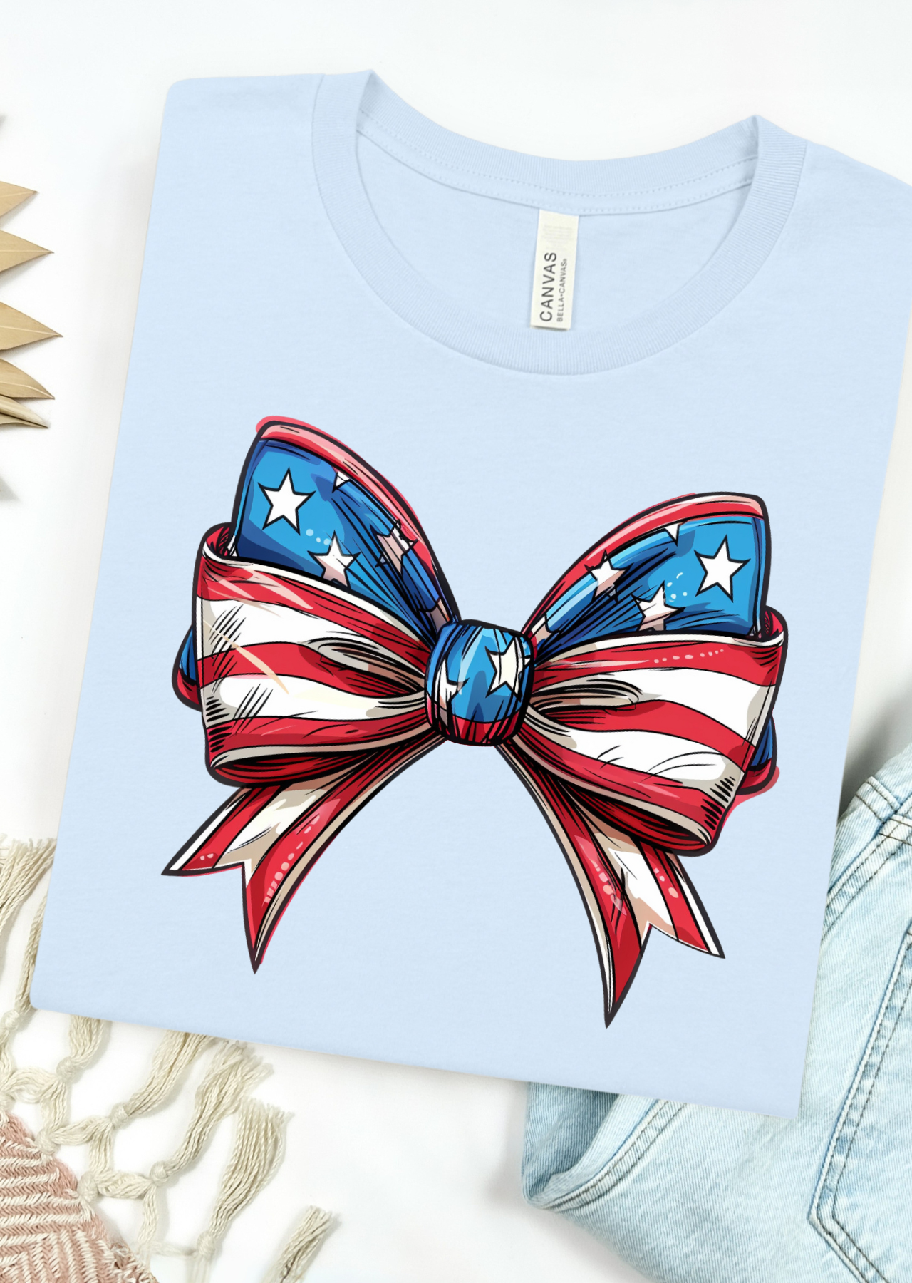 USA Bow Bella Canvas T-Shirt